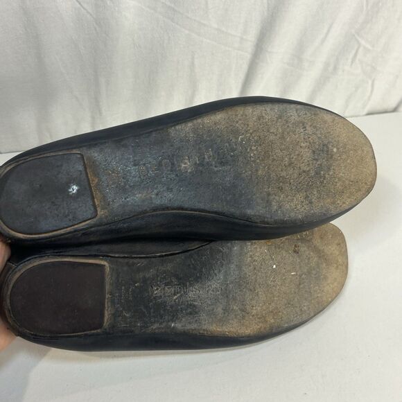 Bed Stu Cobbler Leather Ballet Flats Brown Women’s Size 9 Distressed Braided - Picture 5 of 7